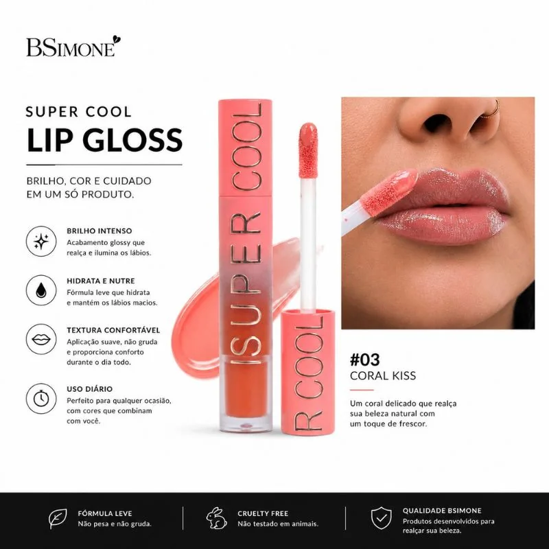 Super Cool Lip Gloss BSIMONE